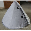 Lit de beignet de chat pour chiens de compagnie super confortable